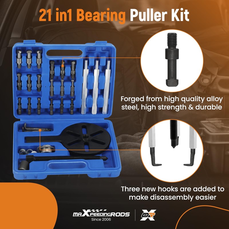 maXpeedingrods 21 in1 Bearing Puller Kit, Bearing Removal Tool, Bearing