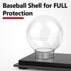 Acrylic Display Case Box for Baseball and Cards, Dual Baseball
