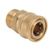 2Pcs Pure Copper M22 High Pressure Washer Fitting Adapter 3/8