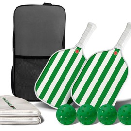 Watermelon 2 Paddle Pickleball Bundle, Green