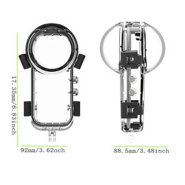 CS PRIORITY Dive Case Compatible For X5 Camera Diving Housing Cover 50 Depth Waterproof Underwater Protection Shell (Version B)