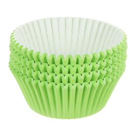 sourcing map 100 Pcs Cupcake Liners, Muffins Paper Baking Cups Wrappers Standard Greaseproof for Baking Cupcake Wrapper, Light Green