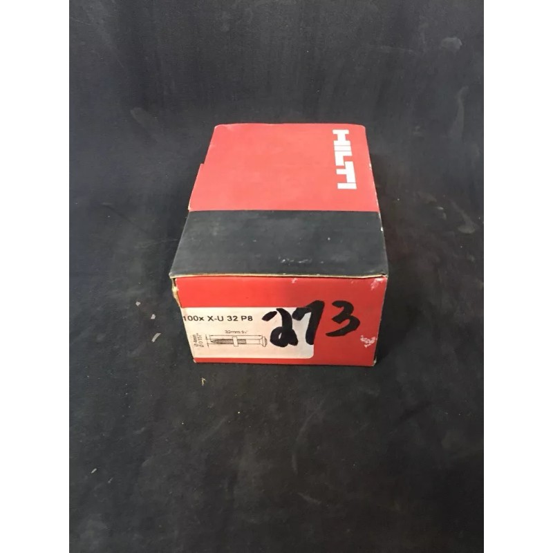HILTI 237334 Premium Fastener X-U 32 P8 100 PC. 1-1/4"