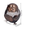 Art Wrought Iron Owl Storage Tank Metal Money Box Handicrafts