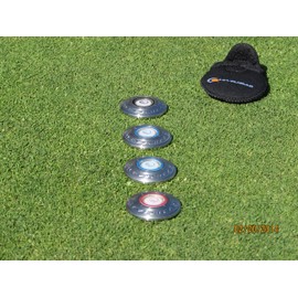 Levelhead Ballmarker Putting Aid (Green) - Alignment Tool for Reading The Green