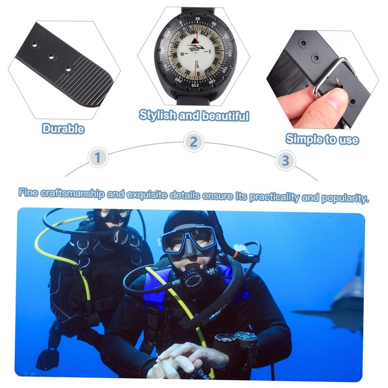 Sosoport Outdoor Adventure Essential Luminous Watch Compass Waterproof Perfect for