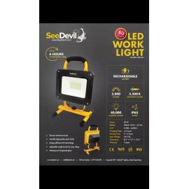 SeeDevil Rechargeable LED Work Light 10W (1000lm) or 50W (5000lm) - 50 Watt