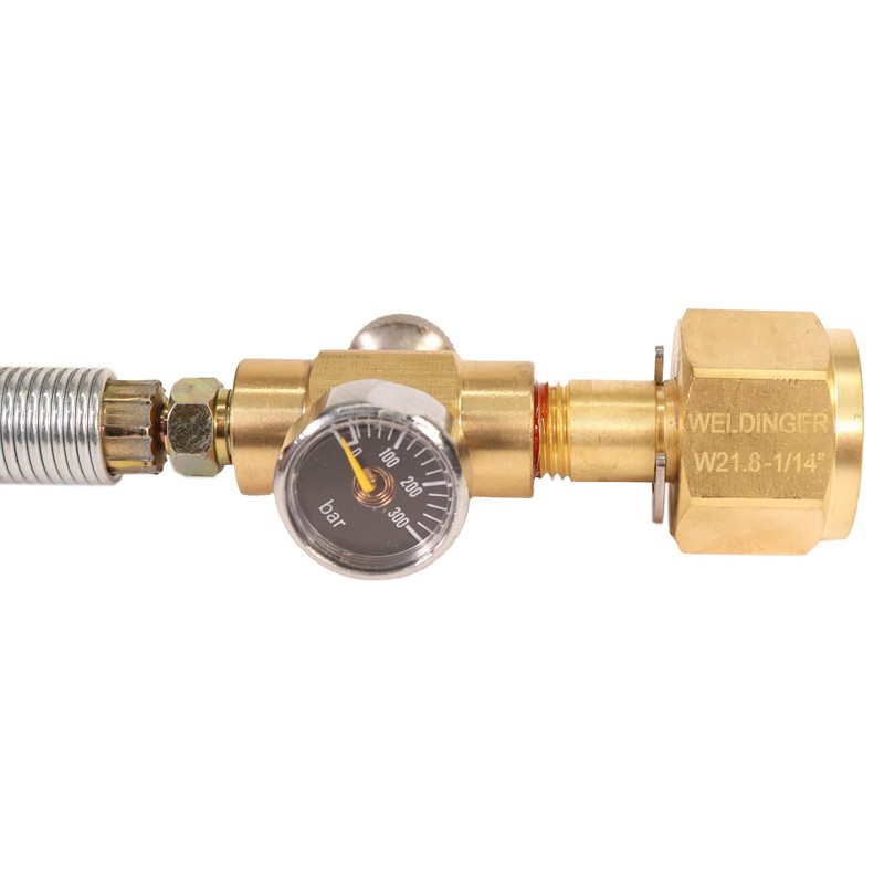 WELDINGER Inert Gas Transfer Hose 1 m for Argon /