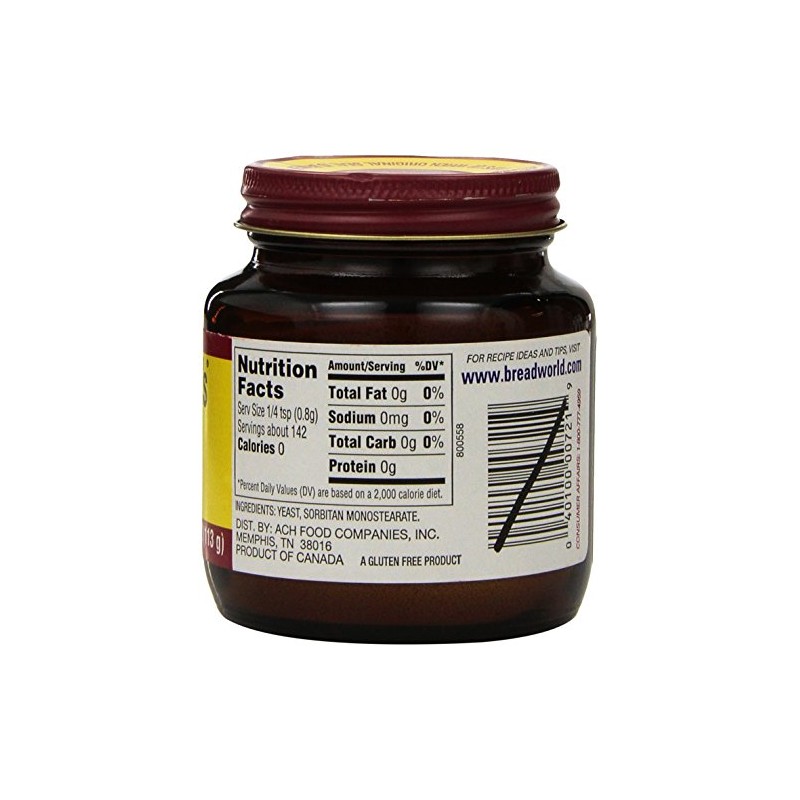 Fleischmanns Yeast, ActiveDry 4 oz Jar