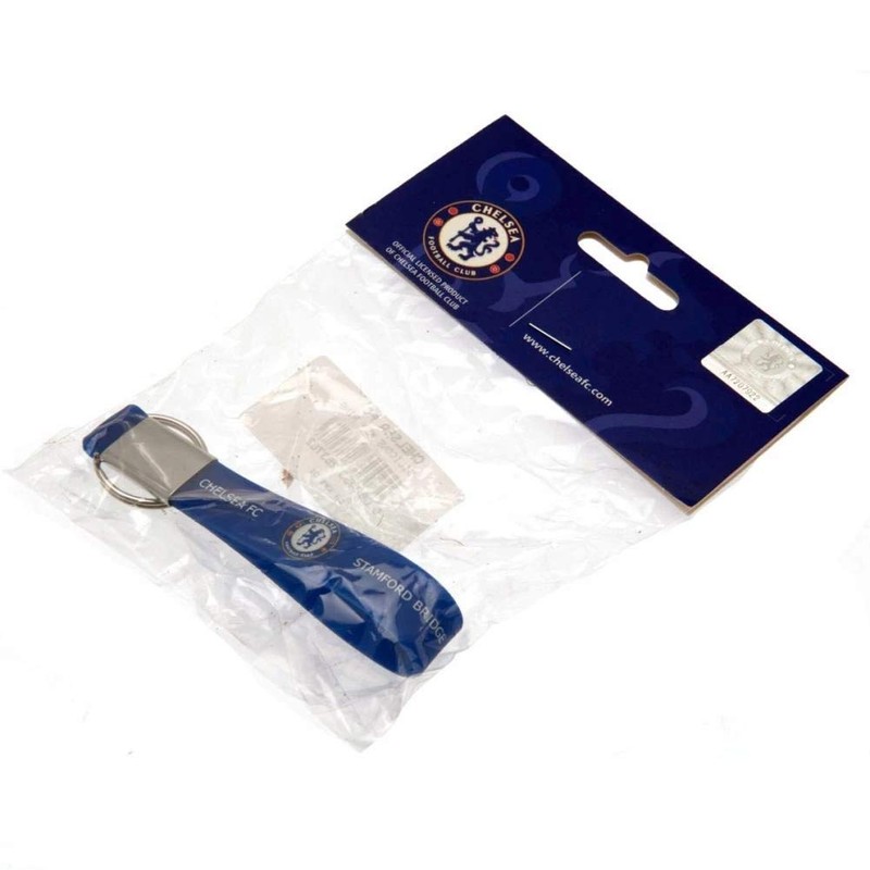 Chelsea F.C. - Llavero de silicona, Azul, Talla única