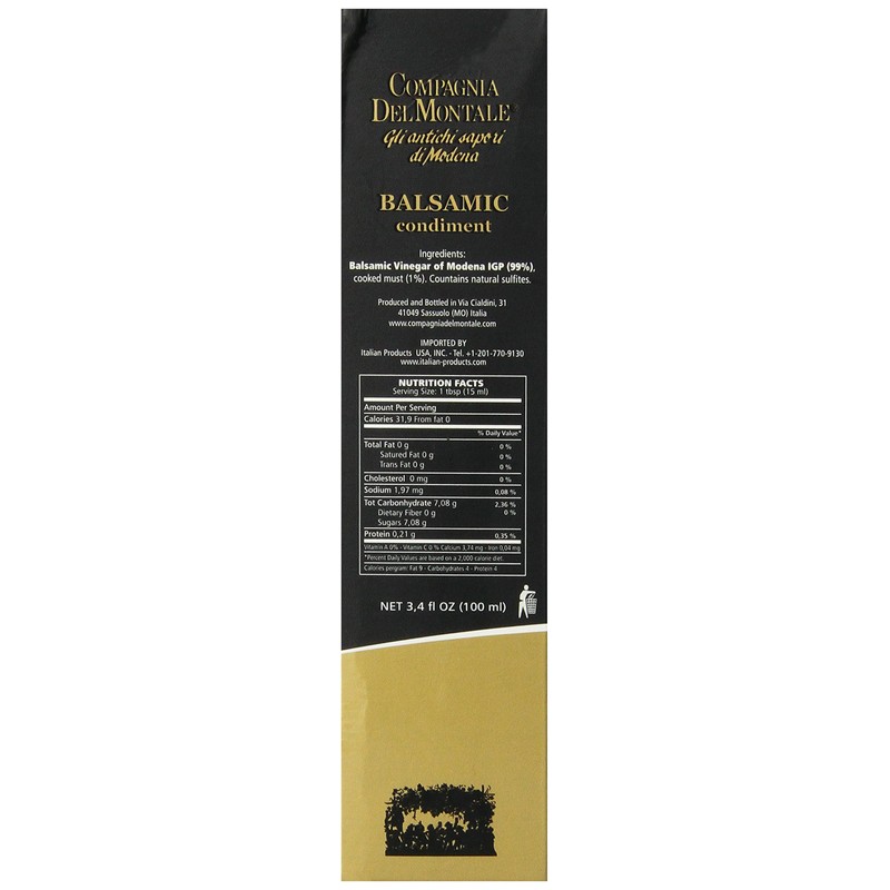 Compagnia Del Montale Balsamic Vinegar of Modena, 3.4-Ounce Unit