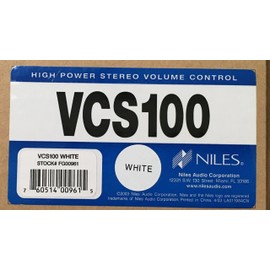 NILES AUDIO VCS100R High Power Stereo Volume Control - White