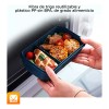 Maíz Contenedor Lonchera Box Lunch Divisiones Cubiertos Portatil