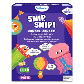 Skillmatics Art & Craft Activity Kit - Snip, Snip, Develop Scissor Skills, Stocking Stuffers, Craft Kits, Christmas Gifts for Ages 3, 4, 5, 6, 7