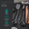Swan SWKA61011BLKN Stealth 6 Piece Kitchen Tool Set, Spaghetti Server,