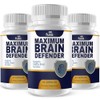 (3 Pack) Brain Defender Advanced Wellness Support Supplement BrainDefender Capsules, Brain Defend Max Strength Health & Wellness Multivitamin, BrainDefender Wellness Support Supplement (180 Capsules)