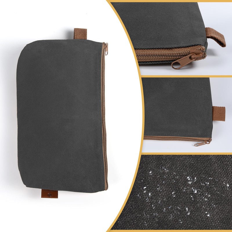 Tool Bag, 3 Size Canvas Zipper Bag, Tool Bag Organiser,