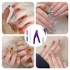 DOETYD Acrylic Nail Clipper Set Stainless Steel Gel False Nail