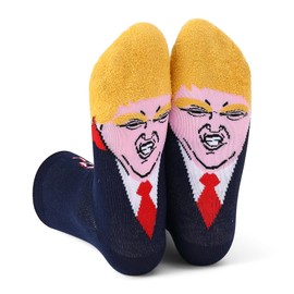 Ao Yee ZGL Trump 2024 Funny President Socks MAGA Make American Great Again USA Flag Patriotic Freedom Day Gifts 4th July Socks