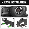 for Ford Bronco Spare Tire Mount License Plate Frame with