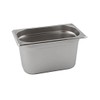 Genware NEV-GN14-150 Stainless Steel Gastronorm Pan, Size 1/4, 150 mm