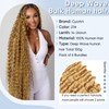 Honey Blonde Human Braiding Hair for Boho Braids,150g 22 inch