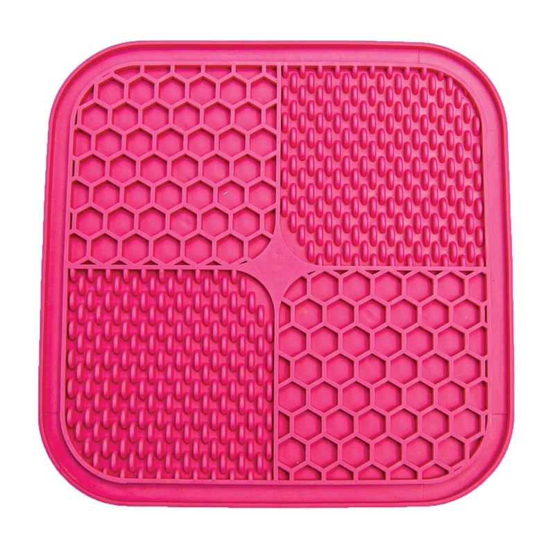 Lick Enrichment Mat Non-Skid Base Square