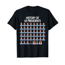 History Of US President Funny Trump Clown T-Shirt