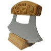 Inupiat Birch Alaska Cutlery Ulu Knife Animal Collage Wildlife