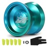 Fesjoy Yo-Yo Jojo Ball Aluminium with Ropes for Bearing and