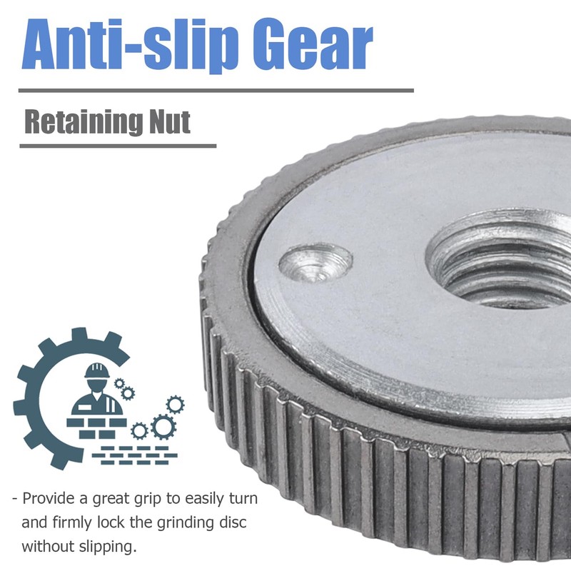 Mesee Quick Release Nut for Angle Grinder, M14 Angle Grinder