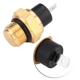 Zohisin High Efficiency Fan Switch for Motorcycle 8×6×3 for vfr700f vfr750f vfr800 vtr1000f vt600 vt750 vt1100 37760-mt2-003 Copper Upgraded Parts Yellow and Black Color