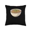 Natto In A Bowl Throw Pillow