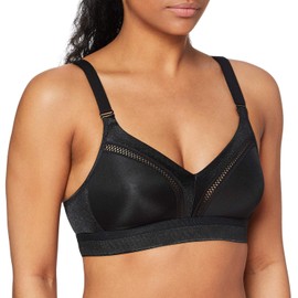 Triumph Women's Triaction Workout N Non-Wired Everyday Bra, Black, 32C