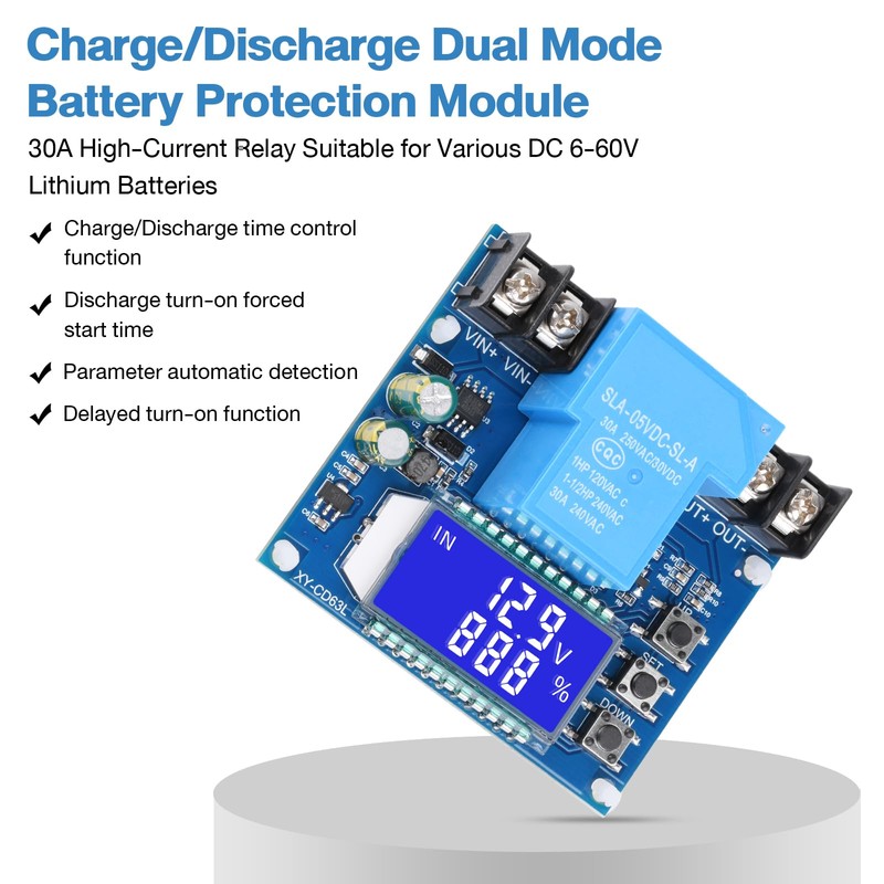 Low Voltage Cutoff Controller FORIOT DC 6-60V 30A Low Voltage