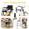 Pram Hooks, Pram Hook Clips, Swivel Double Hooks, Heavy Duty