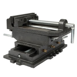 TINVHY 6 Inch Cross Slide Vise Heavy Duty Bench Clamp X-Y Double ways sliding Fit for Metal Milling Drilling and Grinding