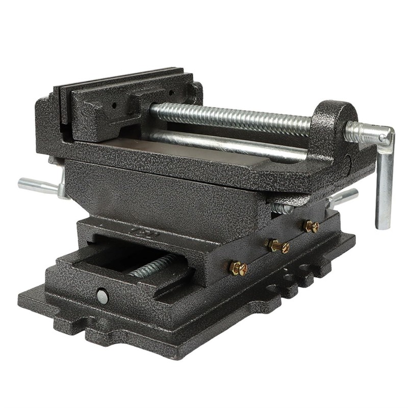 TINVHY 6 Inch Cross Slide Vise Heavy Duty Bench Clamp