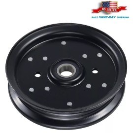 H&H bros Idler Pulley For Hustler SUPER S TrimStar 781856 / 5-3/4 OD Flat Idler Pulley