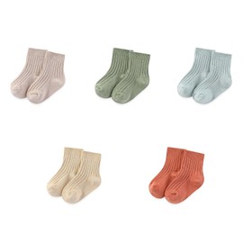 JELYLOVE Unisex Baby Boy Girl Socks Cotton Soft and Comfortable Baby Accessories Newborn, Style 06