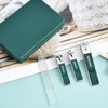 Widedomae Premium Stainless Steel Nail Clipper Set with Anti-Splatter, Cuts Cleanly