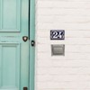 Operitacx Doorbell Cover Weatherproof Stainless Steel Door Access Protective Cover