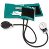 Premium Adult Aneroid Sphygmomanometer, Teal