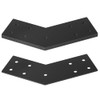 heneng 4 Pcs 135 Degree Angle Flat Bracket,Pergola Support Plate