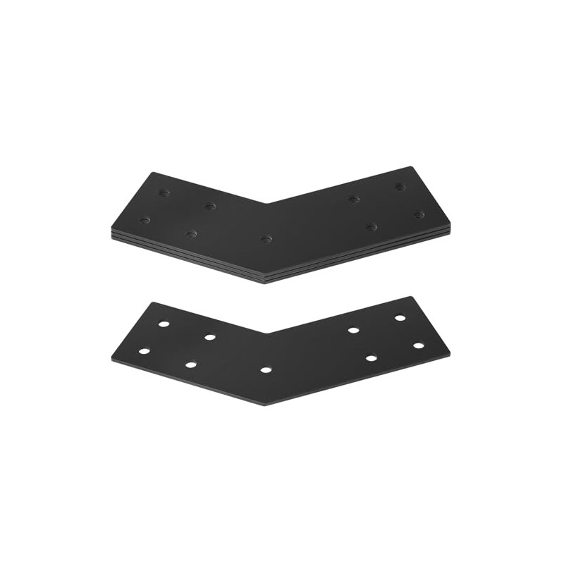 heneng 4 Pcs 135 Degree Angle Flat Bracket,Pergola Support Plate