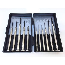 Precision Screwdriver Set, 11-Piece Mini Precision Screwdriver Set, Small Screwdriver Set for Electronics, Toys, Computers, Watch Repair, Upgrade Red Box Tough