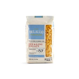 DeLallo Ditalini Rigati #57 16 oz (Pack of 12)