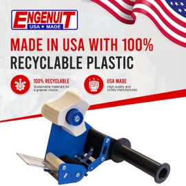 TapeAround Packing Tape Dispenser - Worlds Fastest Tape Gun with Industrial Durability | Fits Standard Bulk Tapes, Easy Tape Cutting, Ideal for Shipping & Box Sealing - Fits Standard 2" Tape