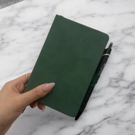 Stationery and Office Supply Notebook Diary Planner Green Mini for school, and desk organization, writing planning or paper accessory, and, Option 1