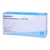 DOMOTHERM Non-Sterile Latex Gloves M White Pack of 100